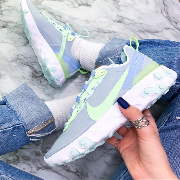 Nike Shoes - ♥️SOLD♥️Nike React Element 55 Gray Sneaker